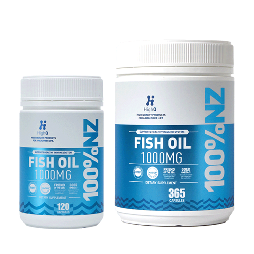 HighQ Fish Oil 1000mg 120' + 365's